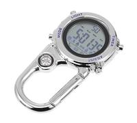 GALPADA Belt Fob Watch Clip-On Watch Simple Classical Zinc Alloy Luminous Easy to Read Practical Unisex Suitable for Occasion 8.00X4.00X1.00Cm