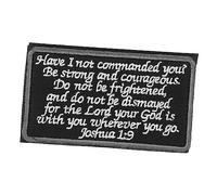 GALPADA Bible Saying Embroidered Patch Decorative Hook Loop Design for Clothing Backpacks Bags and DIY Projects Durable High Class Cloth for Repairing and Personalizing Apparel with
