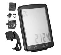 GALPADA Bicycle Odometer Bike Computer Speedometer Wireless Black Abs Pmma Large Screen Multifunctional Weather Resistant for Bicycle Cycling