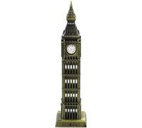 GALPADA Big Ben Clock Tower Model London Building Model Decorative Architectural Alloy Building Sculpture Souvenir for Home Decoration Living Room Bedroom Hotel 7.09In