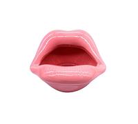 GALPADA Big Lip Ashtray Ceramic Novelty Ashtray Holder for Home Decor Ash Tray Cigar