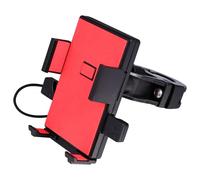 GALPADA Bike Phone Holder Abs and Stainless Steel Material for Bicycle Handlebar Mount with Adjustable Orientation and Shake Proof Design, Four Supports for Cycling Mobile Phones