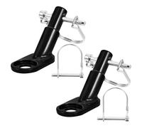 GALPADA Bike Trailer Hitch Coupler with Lock Pins for Secure Pet Transport and Recreational Hauling, Iron Mount Connector Compatible with Mountain Bikes and Bicycles, Minimizes Trailer