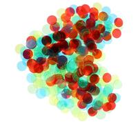 GALPADA Bingo Marker Chips, Plastic Counting Counters | Easy to Pick up Mark, Smooth Chips for Learning How to Count and Sort Random Color