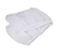 GALPADA Bird Cage Skirt Mesh Net Cover Large White Heavy Duty Elastic Catcher for Scattered Seed Control Airy Fabric with Light Permeability Machine Washable for Easy Cleaning