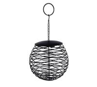 GALPADA Bird Feeder and Easy to Clean Design Retro Hanging with Anti-rust Treatment Iron Material Outdoor Decoration outside Garden Use for Wild Birds