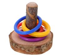 GALPADA Bird Throwing Rings for Parrots and Birds with Assorted Colours Promotes Physical and Emotional Health for Daily Play Training and Playground Random Color
