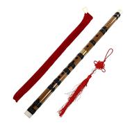 GALPADA Bitter Bamboo Flute Chinese Dizi Instrument Portable Flute for Student Beginners in Original Wood for Chinese Traditional Music Practice