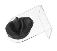 GALPADA Black and Flexible Material Model for Piercing Practice Silicone Tongue with Realistic Design Easy to Clean Professional Display Suitable for Tattoo Studios and Piercing Training