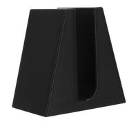 GALPADA Black and Universal Compatibility Plastic Body Fat Scale Organizer Stand with Safe Protection Design Modern Bathroom Scale Storage Rack for Compact Environments and Small