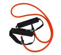 GALPADA Black Latex Resistance Bands with Handles for Elastic Bands Exercise and Stretching, Portable and Stretchy Workout Rope Suitable for Outdoors and Professional Use