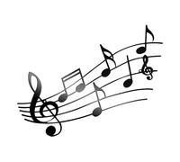 GALPADA Black Metal Music Notes Wall Sign in Music Note Shape Classic Kitchen Wall Decor for Musical Theme Party Unique and Beautiful Decoration