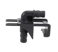 GALPADA Black Plastic Aquarium Hose Clip Holder, Shapely Design That Reduces Application of Glue Water, Sturdy Fish Tank Water Pipe Fixed Clip Suitable for Aquarium Filtration Systems