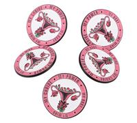 GALPADA Blooming Uterus Pin Brooch Safety Pin Jewelry for Nurses Women Reproductive Rights