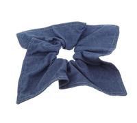 GALPADA Blue Fabric Elastic Scrunchies for Women with Strong Hold, Suitable for Hair Types, Stylish Bow Hair Bands for Creating A Variety of Hairstyles