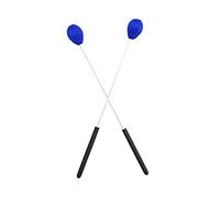 GALPADA Blue Wool Head Drumsticks Percussion Mallets Soft Comfortable Musical Instrument Accessories for Beginners Rhythm Development