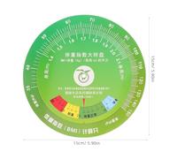 GALPADA Bmi Calculator Wheel Disk with Visual Cues for Weight Management 2pcs Plastic Material for Accurate Health Measurement and Body Weight Monitoring for Diet Planning the Go