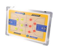 GALPADA Board Magnetic Basketball Aluminum Coaching in with 17.7x11.8in Alloy Frame and for Strategy Display Training and Game Scenarios