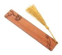 GALPADA Bookmark Convenient -Term Service Wooden Vintage Flower-Shaped Made of Wood and Polyester Book Page Marker Decorative for Offices and Homes for Book