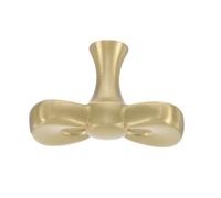 GALPADA Bow Shaped Cabinet Handle and Single Hole Installation Made of Brass with Smooth Surface Vintage and Creative Bowknot Design for Kitchen Doors, Dressers, and Bedroom Drawers