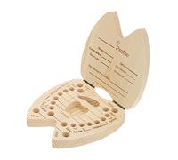 GALPADA Box Tooth Fairy Keepsake Box for Memory Tooth Holder Cord Lanugo Storage for Cherished Childhood Memories