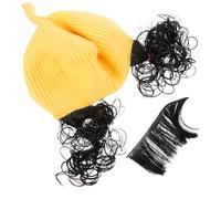 GALPADA Boy Girl Girl Knitted Wig Hat Cat Ears Decorative Knit Cap Safe Comfortable for Boy
