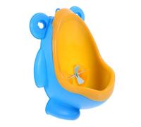 GALPADA Boy Pee Pot Fun Frog Urinal for Easy Toilet Training Portable Wall-Mounted Design Easy to Clean Made of Strong Pp Material Random Airplane Style in Blue and Green