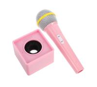 GALPADA Boys and Girls Karaoke Microphone Simulation Prop Plastic Fake Realistic Microphone for Pretend Play Singing Role Playing and Costume Party Supplies