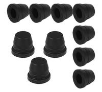 GALPADA Brake Bleeder Screw Caps Car Universal Compatibility , and Brake Caliper Bleeder Screws 10pcs Black Rubber for Leak Prevention Motorcycle Maintenance and Repairs