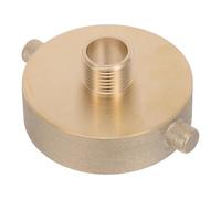 GALPADA Brass Garden Hose Adapter for Fire Hose 2-1/2 Inch Female X 3/4 Inch Male Threaded Connector Easy Hand Operation for Elderly Gardeners for Balcony Drip Irrigation and Cleaning