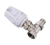 GALPADA Brass Thermostatic Valve Brass Temperature Control Radiator Valve Energy-saving Wear Resistant for Radiators Heating Control