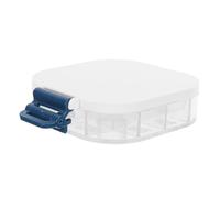 GALPADA Break-resistant Paint Tray Portable Watercolor Palette with 16 Compartments and Silicone Seal Lid for Easy Cleaning, for Plein Air Painting and Artists