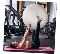 GALPADA Breathable Cotton-Linen Yoga Ball Cover Anti-Static Protective Case Fitness Accessory for Exercise and Balance Balls Sweat-Absorbent Stretchable Skin Protector