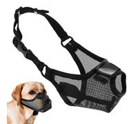 GALPADA Breathable Dog Muzzle Soft Mesh Design for Comfort and Safety Adjustable Strap for Better Fit for Vet Visits and Public Outings Prevents Biting and Eating Unclean Items