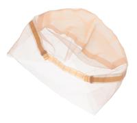 GALPADA Breathable Mesh Lace Wig Cap with Adjustable Strap and Elastic Hair Net, Comfortable Wig Making Hat for Women, 10.63X7.48 Inch Beige