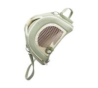 GALPADA Breathable Small Animal Carrier Bag with Plush Bottom for Hamster Sugar Glider Guinea Pig Anti-lost Ventilated Pet Travel Pouch for Outdoor and City Trips