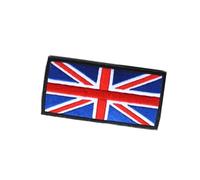 GALPADA British Flag Elements Patches Cartoon Embroidery Cloth Appliques with Pumpkin Pattern for Jackets and Backpacks, Precisely Crafted Sew Badges to Mend and Decorate Bags and Daily