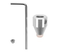 GALPADA C128 Tuning Fork Metal Foot Accessory with 8mm round Silver Base, Lightweight and Universal Compatibility for Healing Yoga Tuning Fork and Frequency Healing Exercises