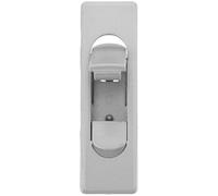 GALPADA Cabinet Push to Open Latch with Cylinder Lock for Storage Unit, Zinc Alloy Round Electric Cabinet Door Lock, Silver Finish, Easy Operation, Suitable for Closet Pocket