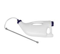 GALPADA Calf Nursing Feeder Bottle with Metal Rod Animal Feeding Tool for Newborn Calves Lambs Sheep Easy Colostrum Administration Hygienic Plastic Milk Drinking Device