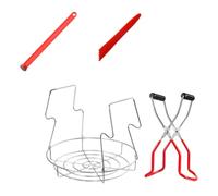 GALPADA Canning Jar Lifter Can Lifter and Jar Wrench Kit for Jam Making and Pickling Sturdy Comfortable Grip Tool for Home Kitchen and Restaurant Use