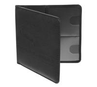 GALPADA Car Insurance and Registration Holder PU Leather Card Holder Wallet for Travel, Black Folding Document Organizer for Vehicle Papers and Credit Cards