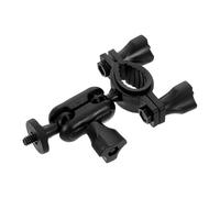 GALPADA Car Rear View Camera Mount Dashcam Front Mirror Mount Black Adjustable Vibration Absorbing Double Clamp Design Rearview Mirror Bracket for Vehicle Interior Driving Security