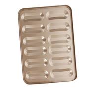 GALPADA Carbon Steel Non Stick Baking Tray Cavity Puff Mold Muffin Pan for Cakes Cookies Brownies Rustproof Bakeware for Breakfast and Dessert Preparation