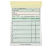 GALPADA Carbonless Order Receipt Book with Duplicate Forms for Receipts and Customer Orders, Compact Lightweight Paper Notepad for Client Meetings and Business Trips