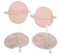 GALPADA Carpe Antiperspirant Underarm Sweat Pads 4pcs with Shoulder Strap Reusable Quick-dry Honeycomb Design Polyester Underarm Sweat Absorbing Patches for Men and Women for Sports