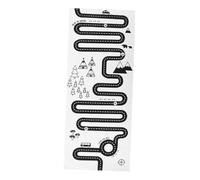 GALPADA Cartoon Adventure Game Carpet Mat for Black and White Maze Design Crawling Rug Skin-Friendly Washable Playmat for Boys