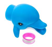 GALPADA Cartoon Animal Faucet Extender in Blue, Pp Material Hand Washing Extension Device for Children, Helps Form Good Habits and Makes Handwashing Fun, for Kids Bathroom Safety