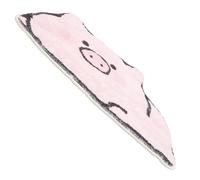 GALPADA Cartoon Pig Door Mat Rug for Bathroom and Hallway, Polyester Non-slip Bath Mat with Water Absorbent and Comfortable Touch, Easy to Wash Entrance Rug Indoor