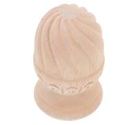 GALPADA Carved Sculpture Pineapple Post Cap 3.93x2.36x2.36in Solid Wood European Style Classic Elegant Design Easy to Install Versatile Application for Home Decor and DIY Projects